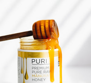 PURITI Genuine Manuka Honey Queen Bee Bundle featuring UMF Certified Honey Jar