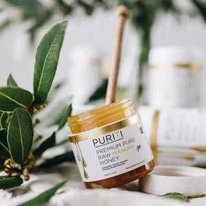 Puriti Premium Pure Raw Manuka Honey UMF 20+ 120g 0.55 lb Jar
