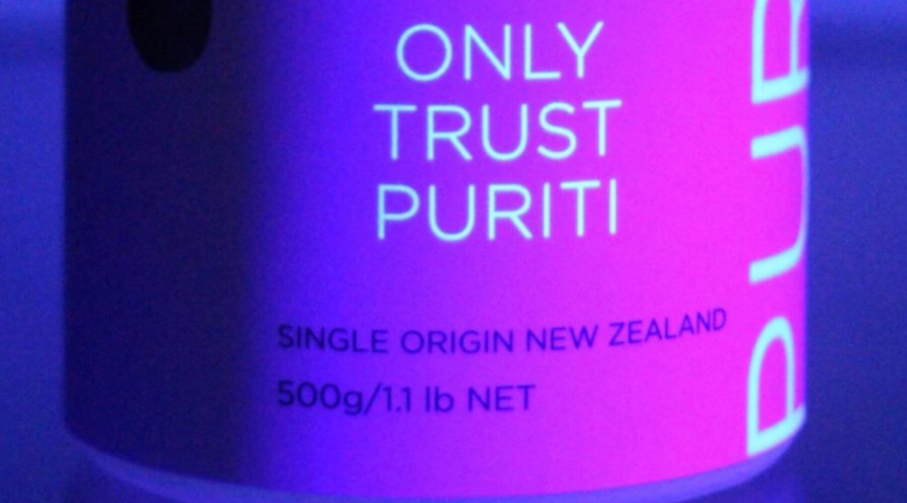 Invisible Ink To Protect PURITI Genuine Manuka Honey - PURITI