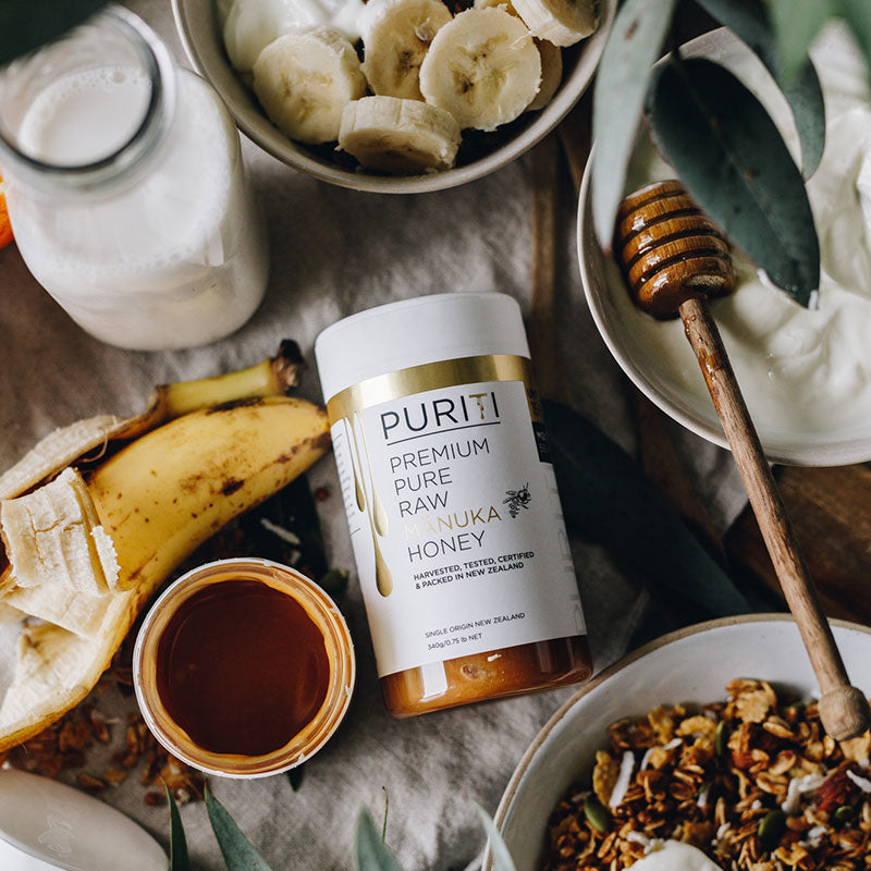 Puriti Manuka Honey with breakfast