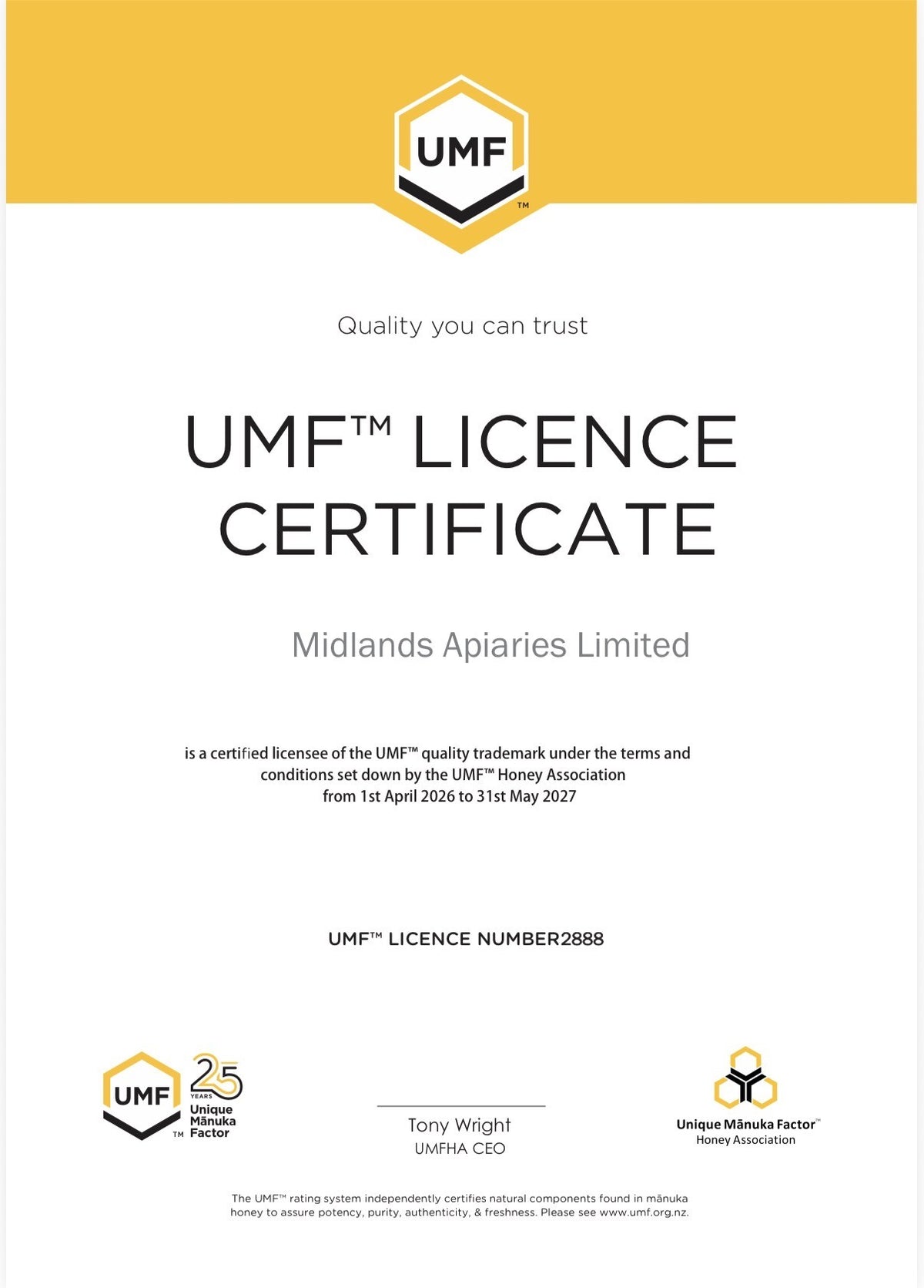 MANUKA HONEY UMF 20+ | MGO 850