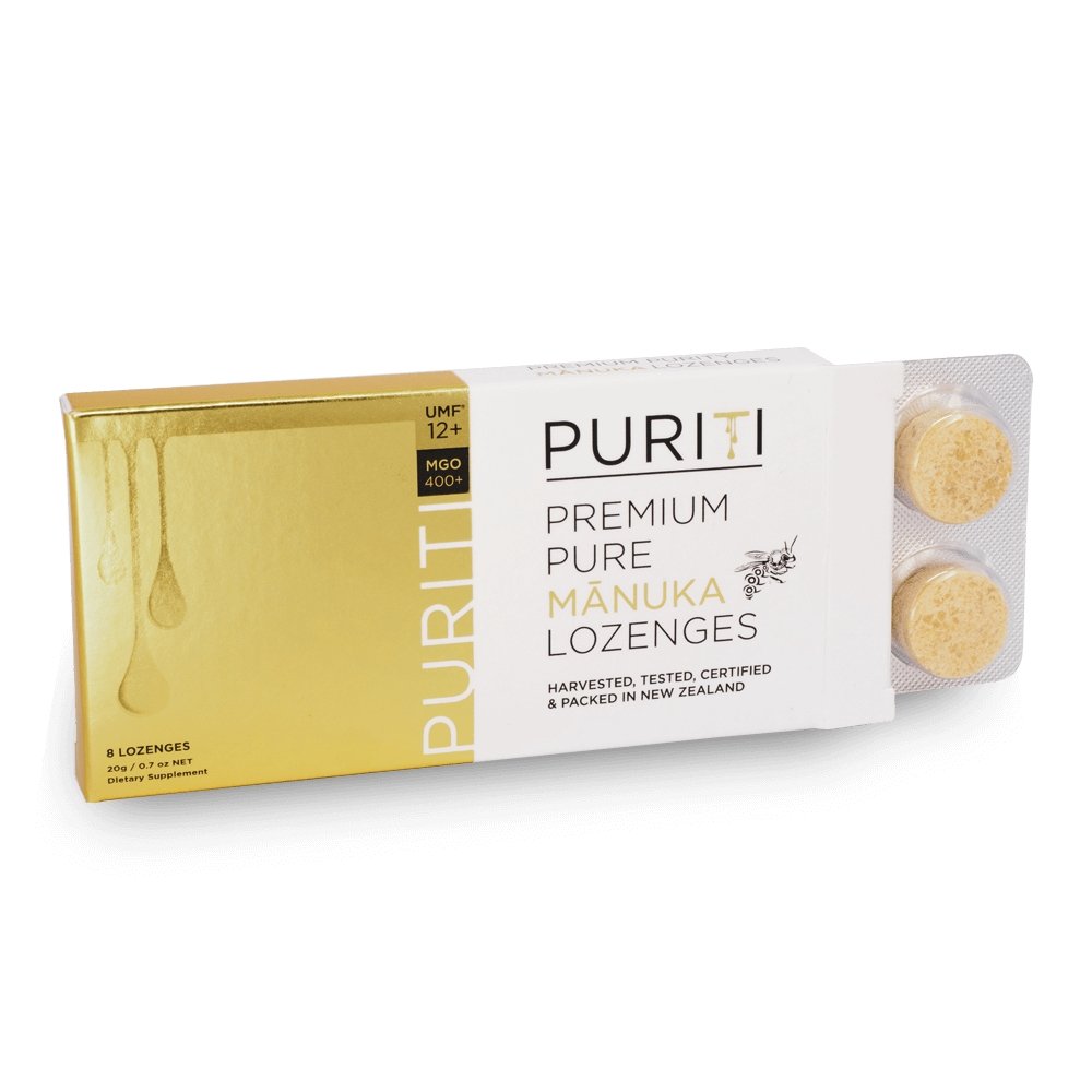 Puriti Genuine UMF 12+ Certified Manuka Honey Lozenges