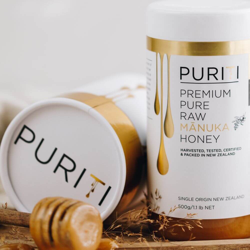 Puriti Premium Pure Raw Manuka Honey UMF 15+ 500g 17.6oz Jar